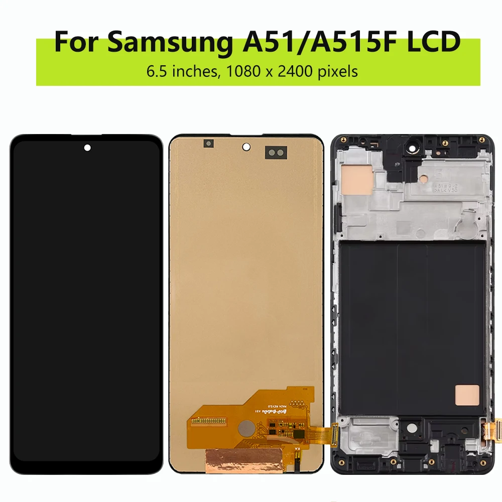 A51 A515 TFT Display Screen 6.5'' For Samsung Galaxy A515F A515F/DS A515W A515U S515DL LCD Display with Touch Screen Assembly