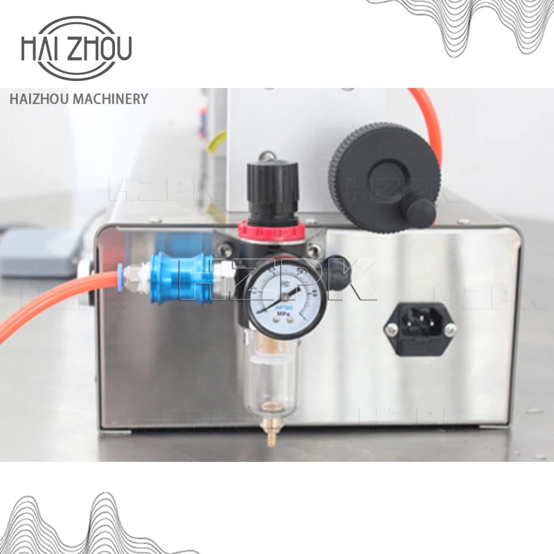HZPK Liquid Filling Machine Piston Filler Oil Pneumatic Shampoo Gel Honey Milk Juice Liquid Soap Filling Machine G1WYD1000