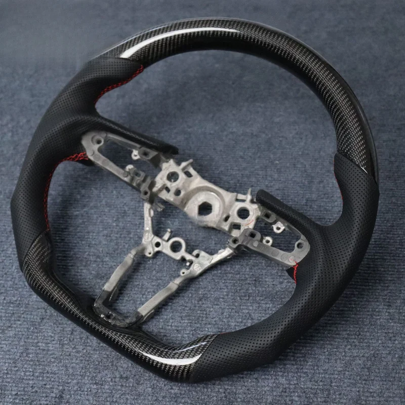 For CX5 Axela Modified Carbon Fiber Steering Wheel In Stock With Steering Wheel Horn Cover