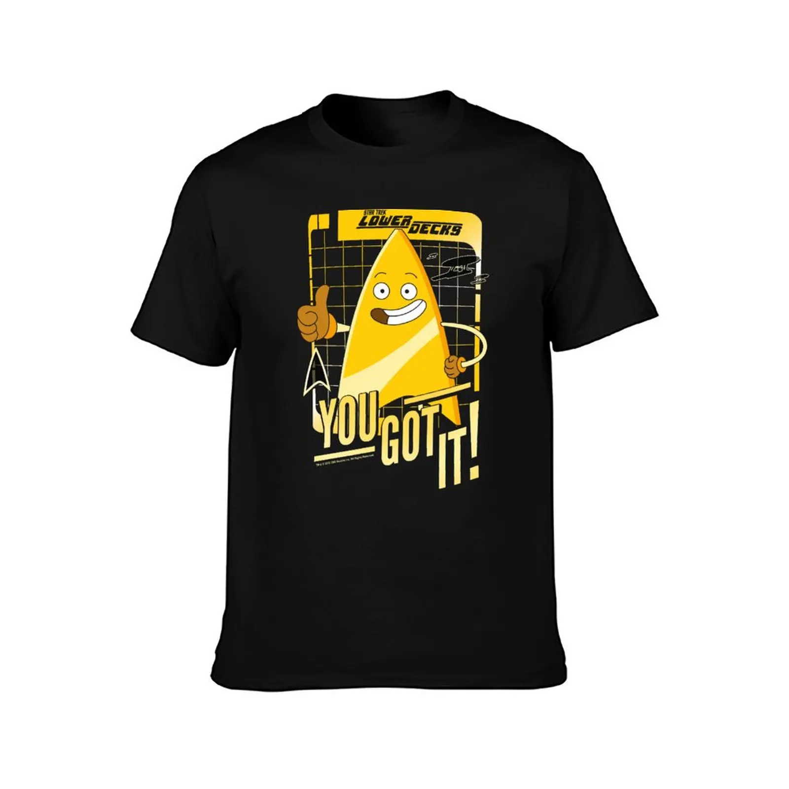 Star Trek: Lower Decks Badgey Inspirational Poster T-Shirt anime man t shirt mens graphic t-shirts hip hop