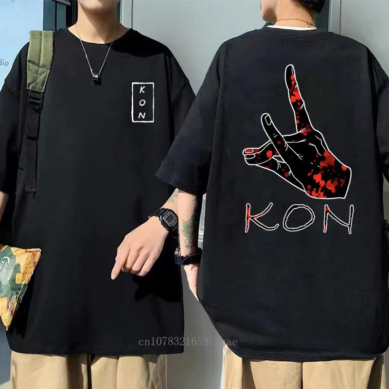 Japanese Anime Cartoon Kon Shirt Men Running Sports Loose Oversized T-shirt Short Sleeve Cotton Summer Men\'s Top Men\'s T Shirt