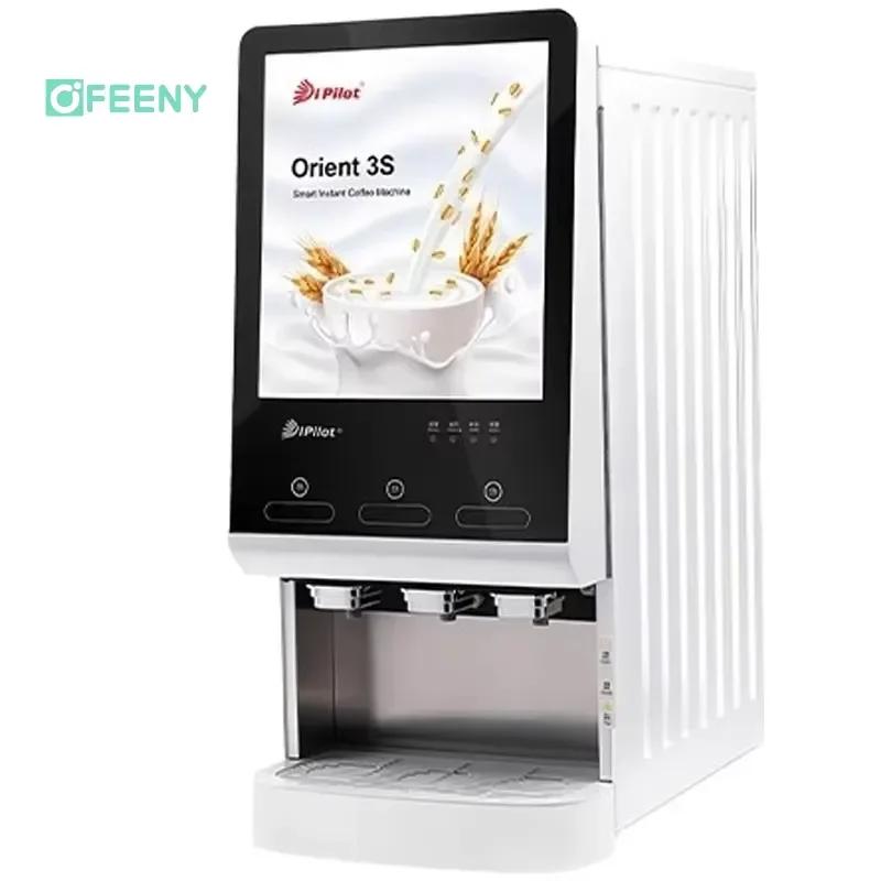 Automatic Commercial Hot Drink Machine All in One Heated Soy Milk Coffee Tea Dispenser for Hotel Breakfast Buffet Service