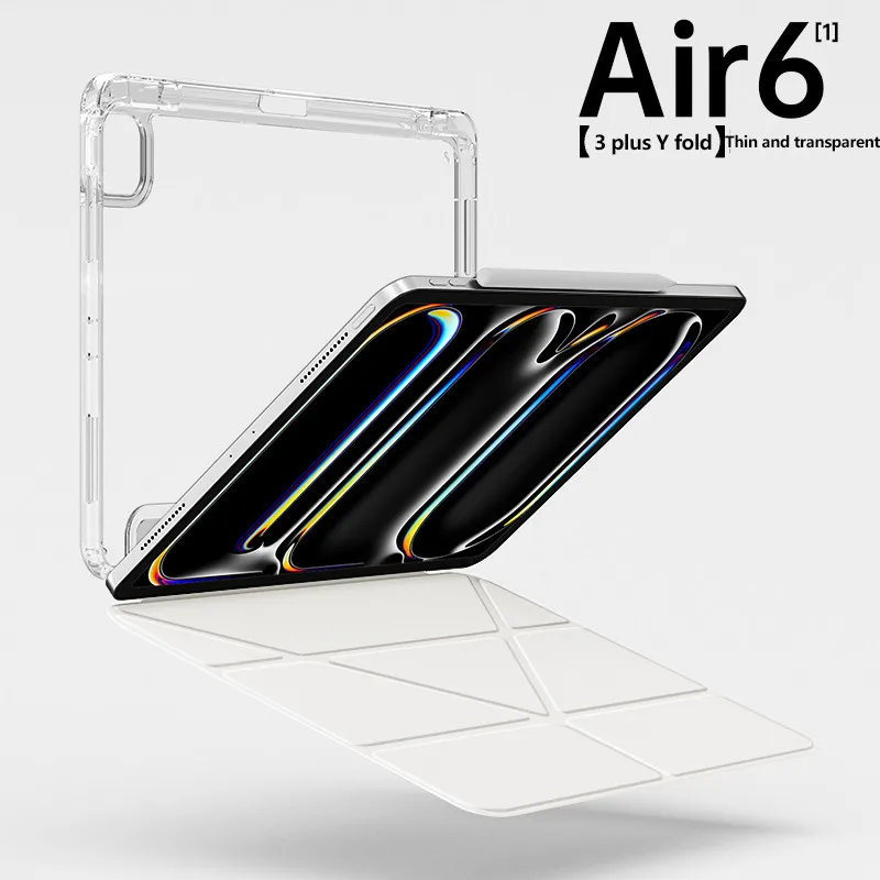 High Transparent Acrylic Tablet Case For iPad Air 13 inch 2024 Pro 13 11 Air 13 11 6 5 4 3Pro 2 1 10th 10.9 10.2 9.7 Mini6