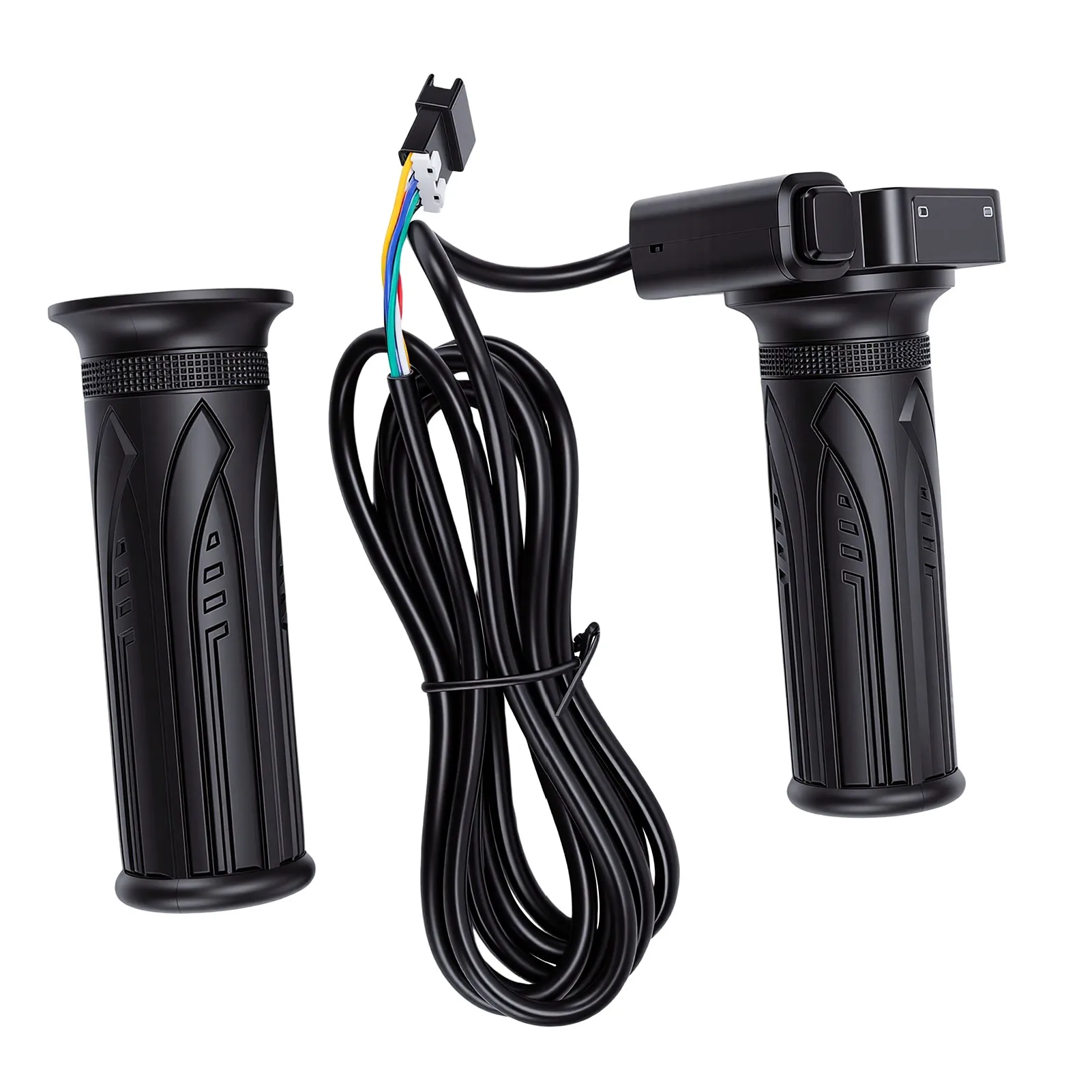 Full Twist Throttle Replacement for DYU D3F D2F C3 C4 Electric Bike Throttle Grip with LCD Display C LCD Display Twist Throttle