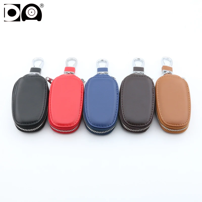 5 Colors Universal Colorful Car Key Wallet Case Bag Holder Suitable for All Car Models Keys