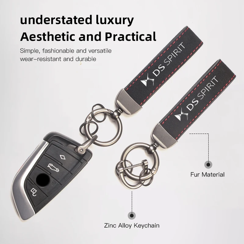 Suede Car Keychain …