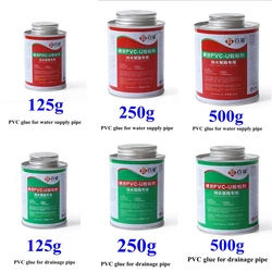 100~500g UPVC / PVC Glue For Water Supply PVC Drainage Pipe UPVC Connector Gluewater Industry Garden Irrigation Tube Adhesive