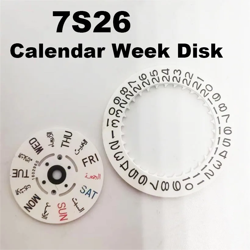 Suitable For 7S26 Mechanical Movement Calendar Disc 7S36 Calendar Disc 1 Set Watch Accessories Original Movement Parts