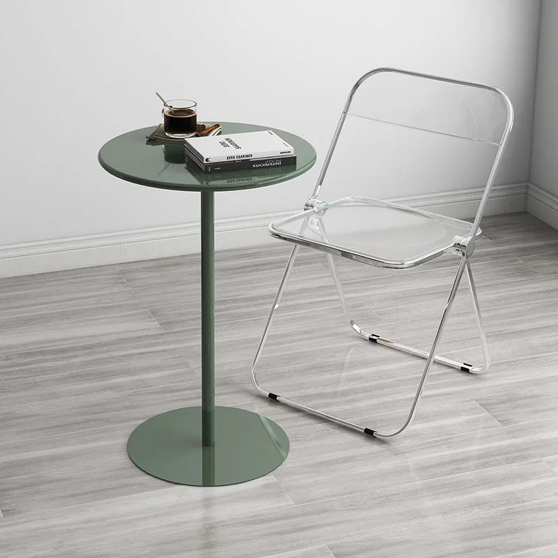 Modern Simple Table Shop Coffee Table Bar Small Round Table Conference Discussion Reception Table and Chair Combination muebles