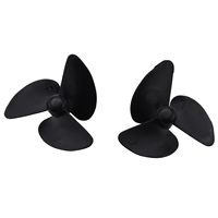 FULL-RC Boat Spare Parts Propeller Set For Flytec 2011-5 Fishing Tool Bait Boat Fish Finder Ship Part Positive & Reverse Propell