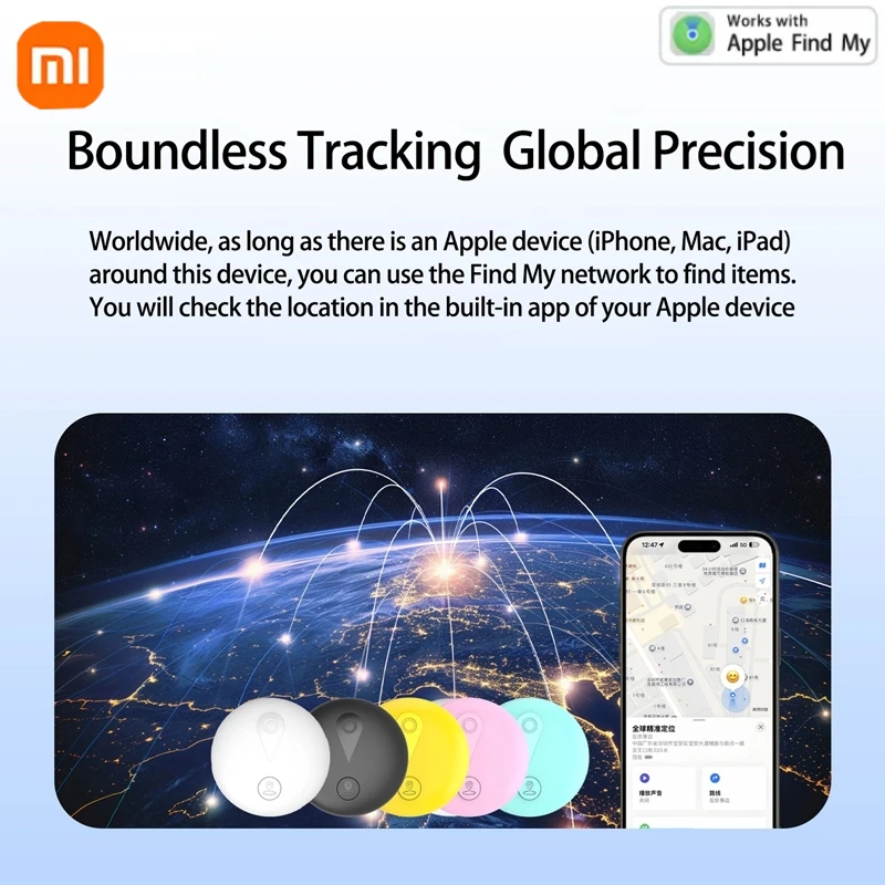 Xiaomi GPS المقتفي بلوتوث 5.0 مكافحة خسر GPS جهاز صغير الحيوانات الأليفة حقيبة أطفال محفظة تتبع ل IOS أندرويد الذكية مكتشف محدد