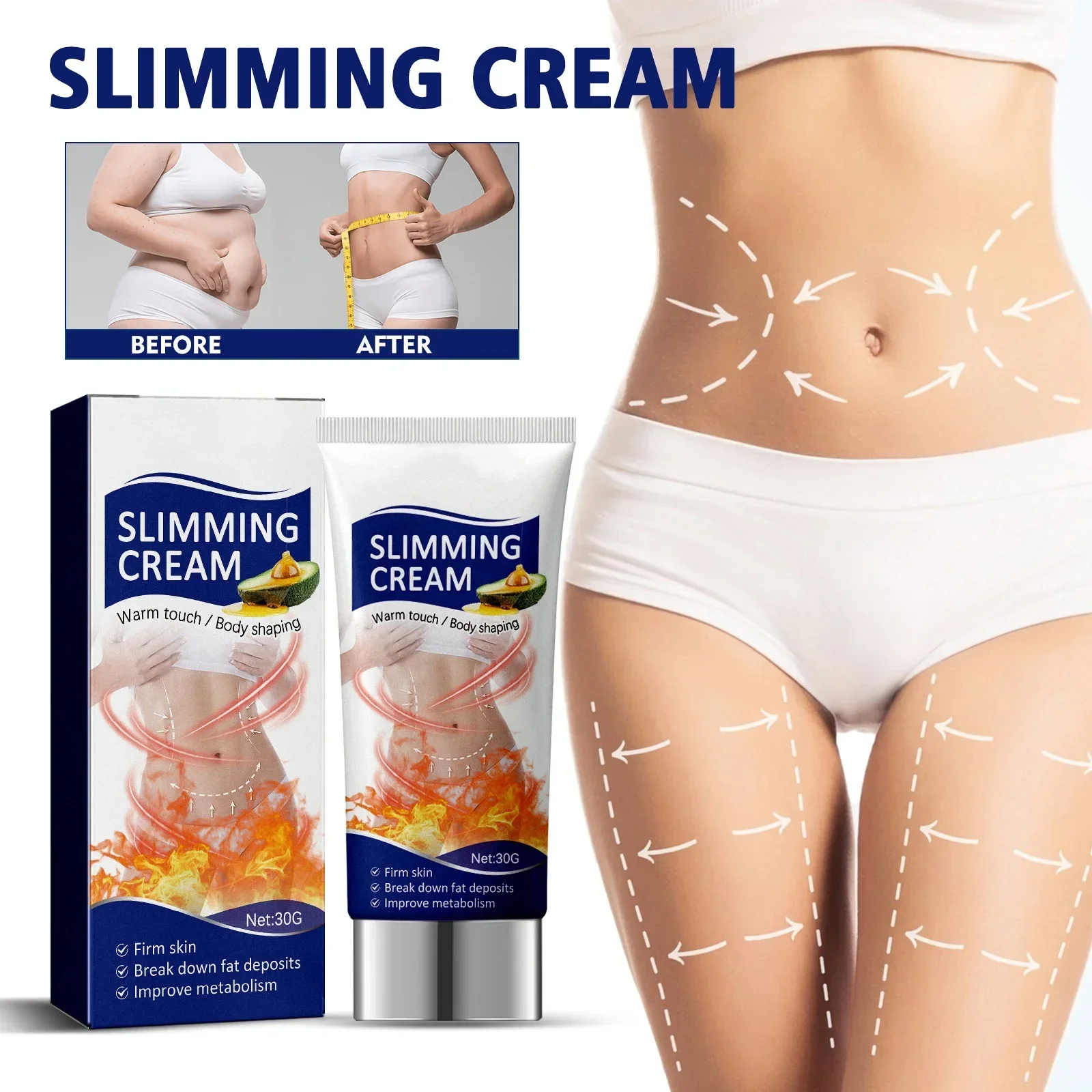 

Fast Body Massage Cream Full Body Fat Burning Sculpting Ball Workout Cream for Men Women Rapid Combustion Fat Body Care Product