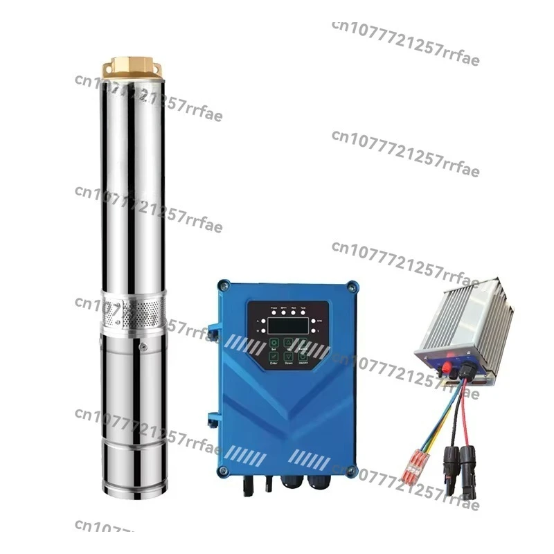 QNQ pump 4TDP series solar 4 inch 48v AC Dc solar submersible pump garden deep well pump