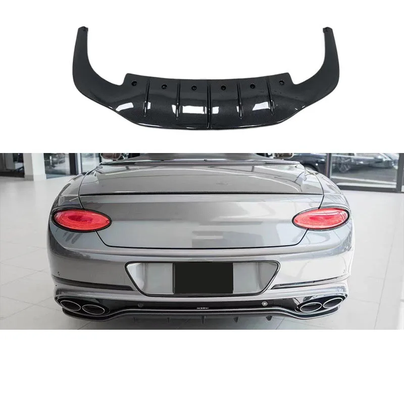 

Для Bentley Continental GT задняя губа из углеродного волокна модифицированный диффузор заднего бампера автозапчасти комплект кузова