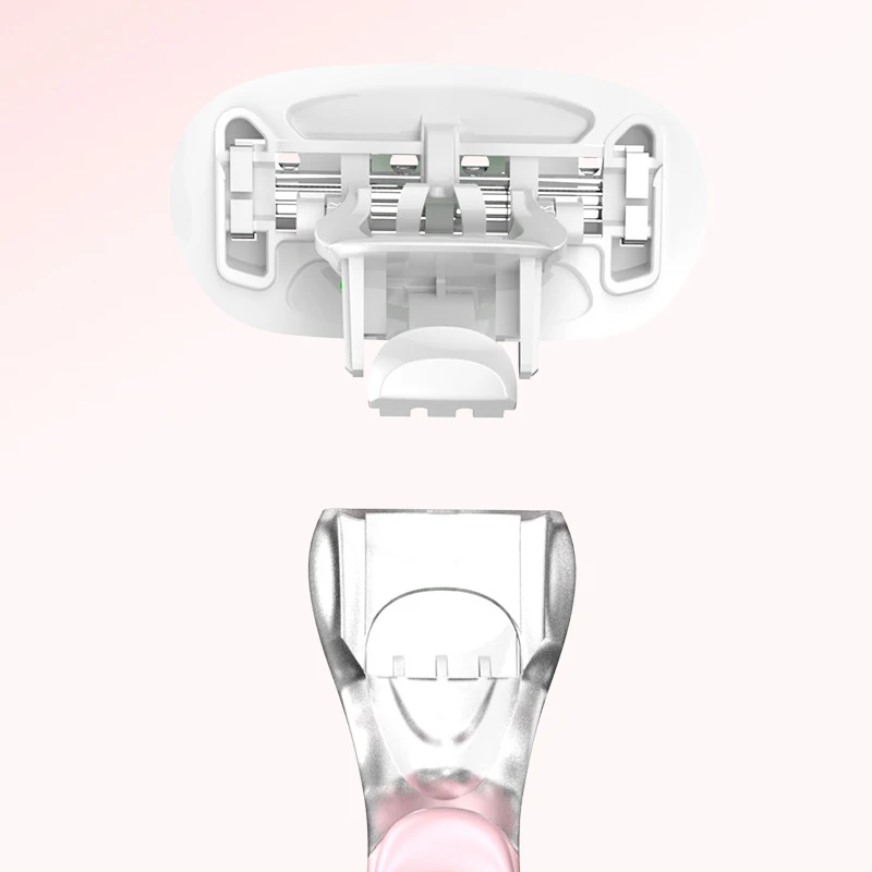 ミニポータブル手動脱毛独立したパッケージ脱毛器シェービングナイフ 3 層刃女性の手動シェーバー