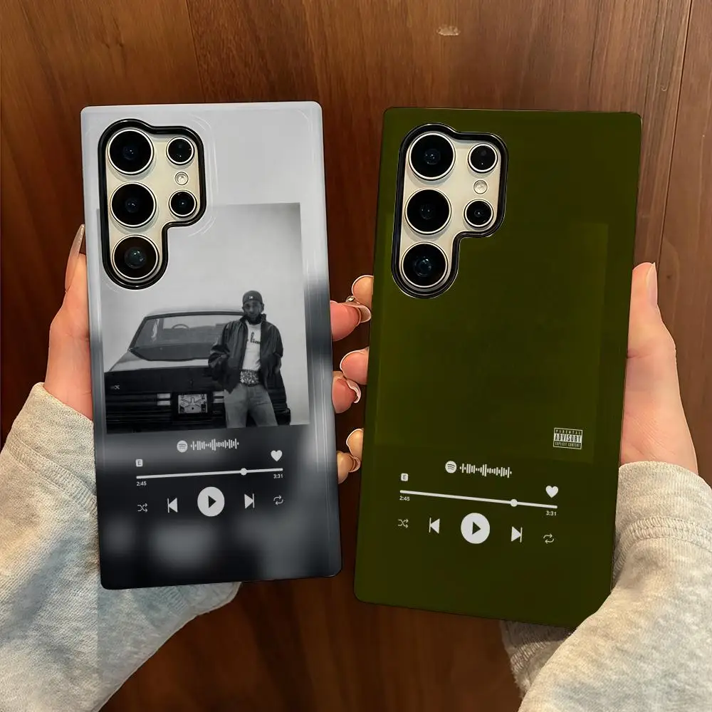 

K-Kendrick L-Lamar Чехол для телефона Samsung S25 Film Shell Luxury GalaxyS24Ultra 23plus S22 21 A56 36 26 16 Двухслойный чехол