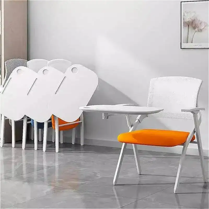 Modern Nordic Chairs Simple Office Creative Design Metal Meeting Center Office Chairs Folded Salon Office Furniture Sillas FYOC