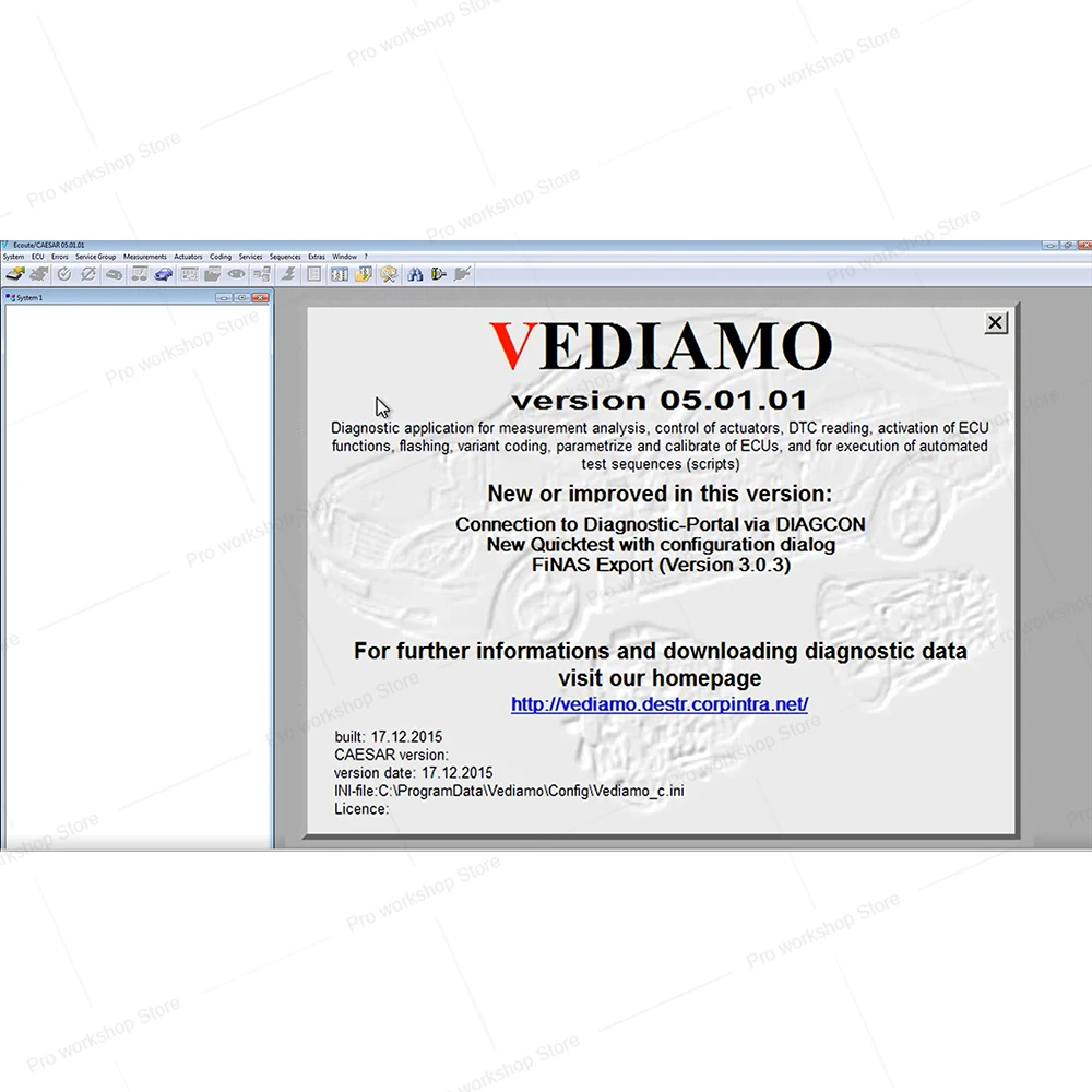 Vediamo 5.01.01 with keygen for electronic control MB STAR C4 SD C5 Engine Distributed Diagnostics Application For Mercedes-Benz