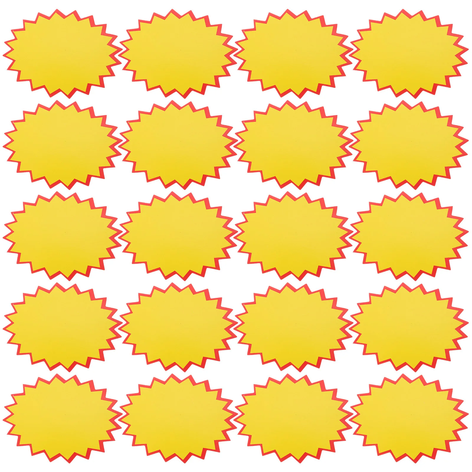 NUOBESTY 100-листовые чистые бумажные этикетки для товаров, распродажа, рекламные бирки, вывески для магазинов