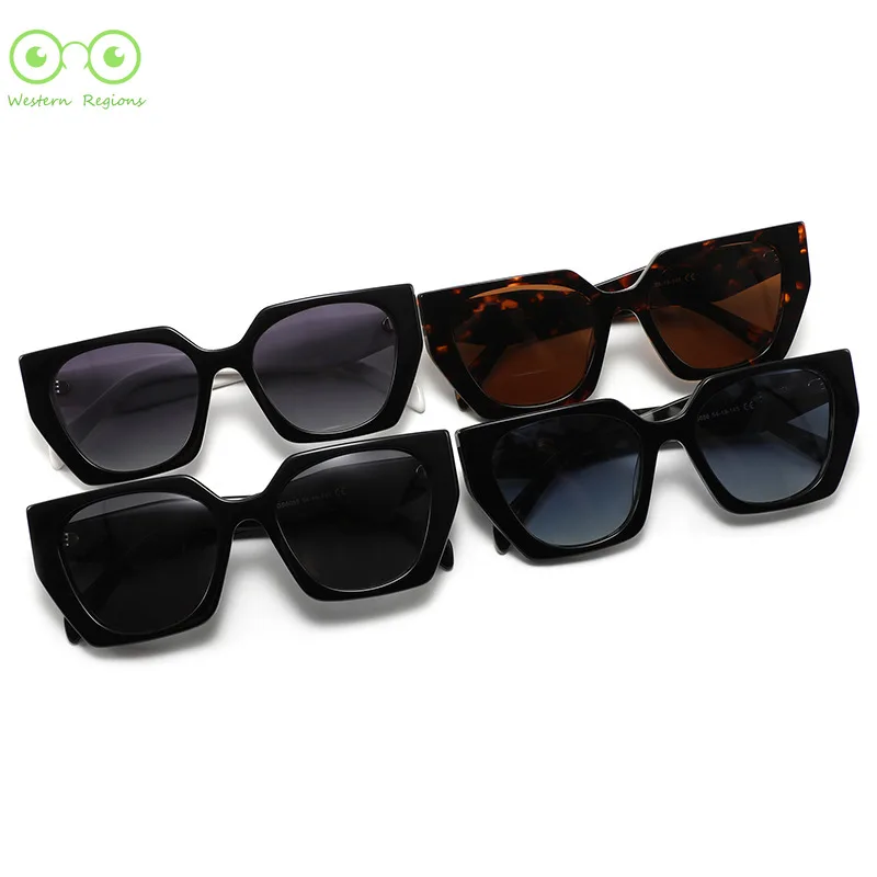 

Hot selling high-quality hip-hop acetic acid polygon large frame polarized men and women sunglasses uv400 outdoor