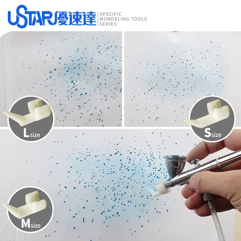 Ustar Airbrush Of The Cap Splash Effect Creation Tools For  For Gundam Military Models Making Hobby DIY Accessories