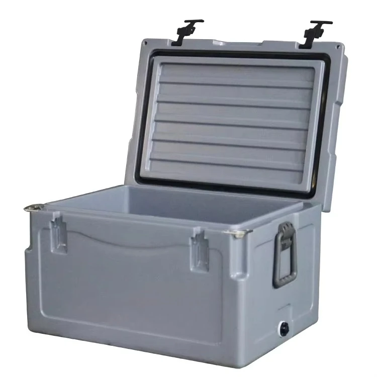 Multi-color Food Grade Plastic Rotational Molding Insulated Ice Box Cooler for Outdoor Camping Refrigerator