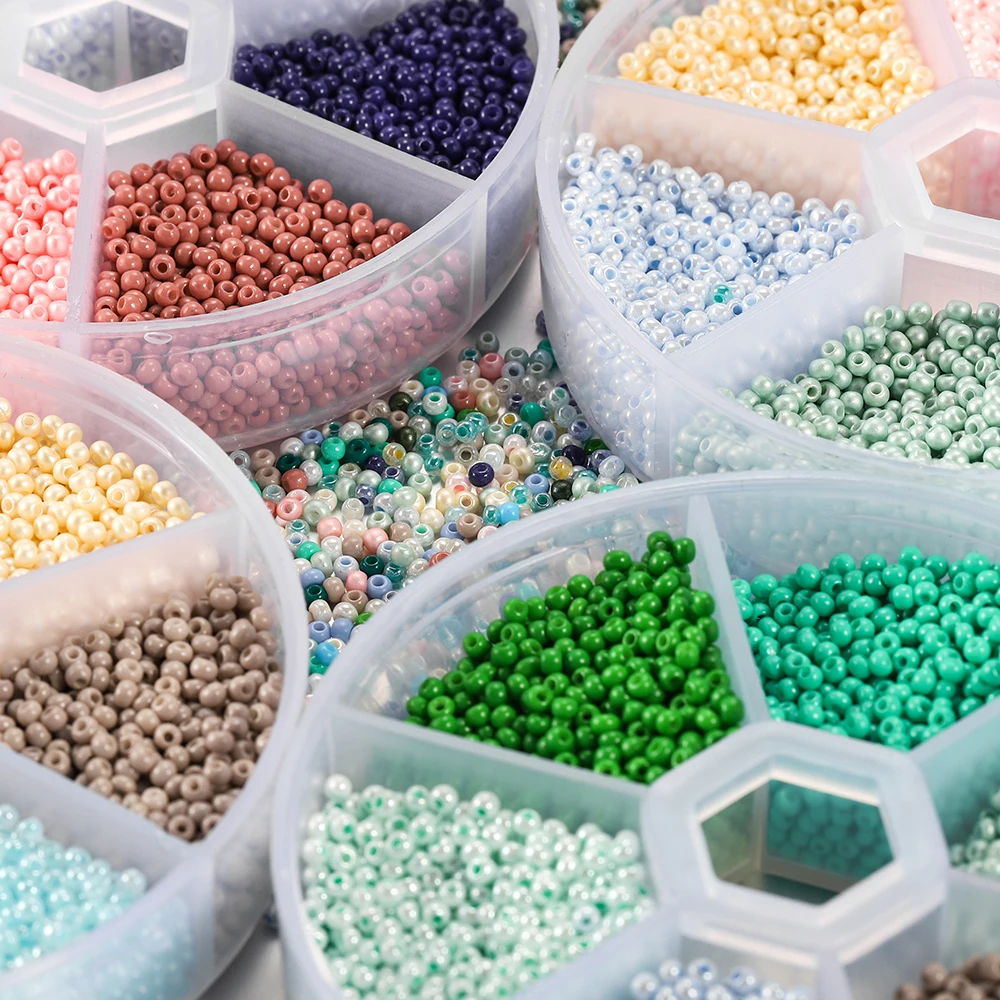 1Box Czech Crystal Glass Seed Beads Mini Spacer Loose Beads Set for DIY Handmade Jewelry Making Kits Supplies Accessories view 4