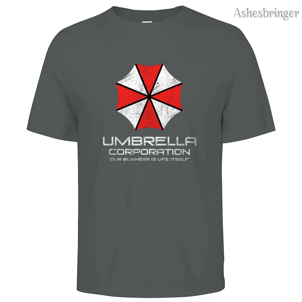 Mens Cotton Umbrella Corporation Graphic T Shirt Street Casual Style Tee for Men and Women image 3