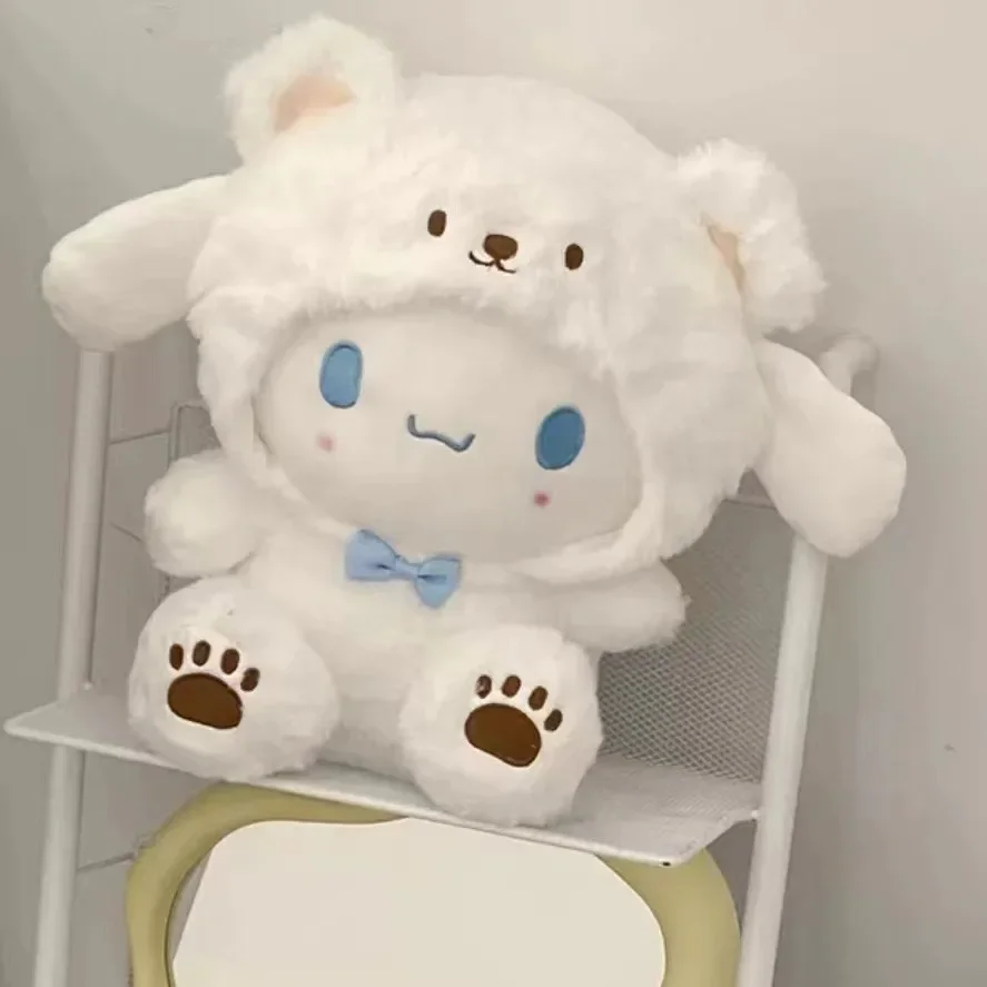 =2026 New Kawaii 25cm Sanrio Plush Toy Jade Dog Kuromi Dressing Doll Doll Plush Toy Stuffed Animal Patung Dolls Birthday Gift image 3