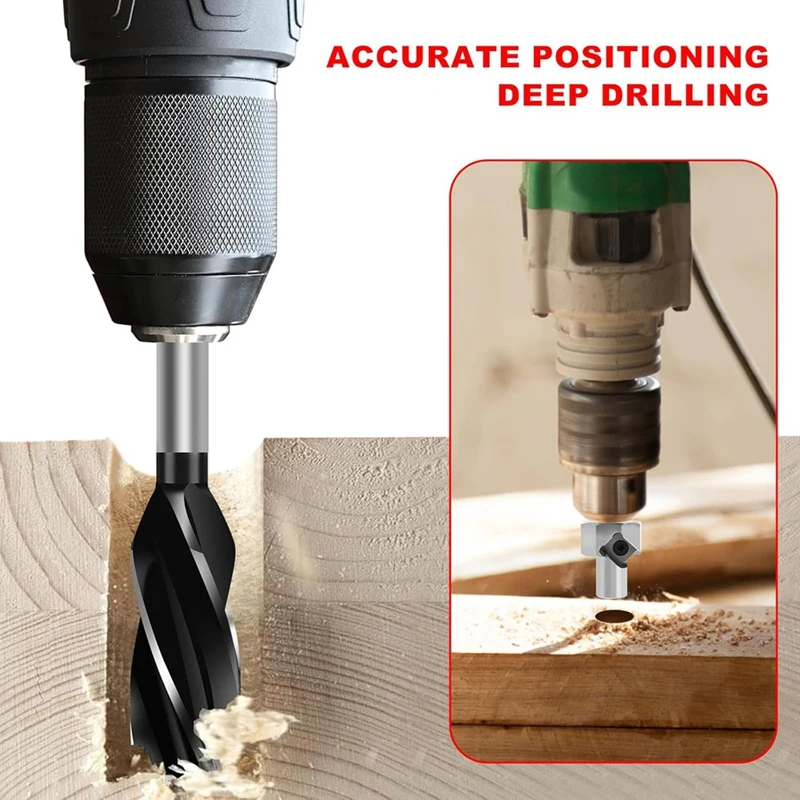 ABPP-деревообрабатывающий станок для собачьих отверстий, развертка для снятия фаски, сверло для снятия заусенцев, для стандартных электрических дрелей