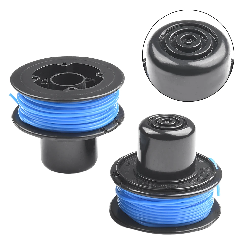 2 Pack 8 Meter Nylon Line Spools Compatible with For Sovereign N0E 2ET 230 18V and N0E 15ET 230 18V String Trimmers
