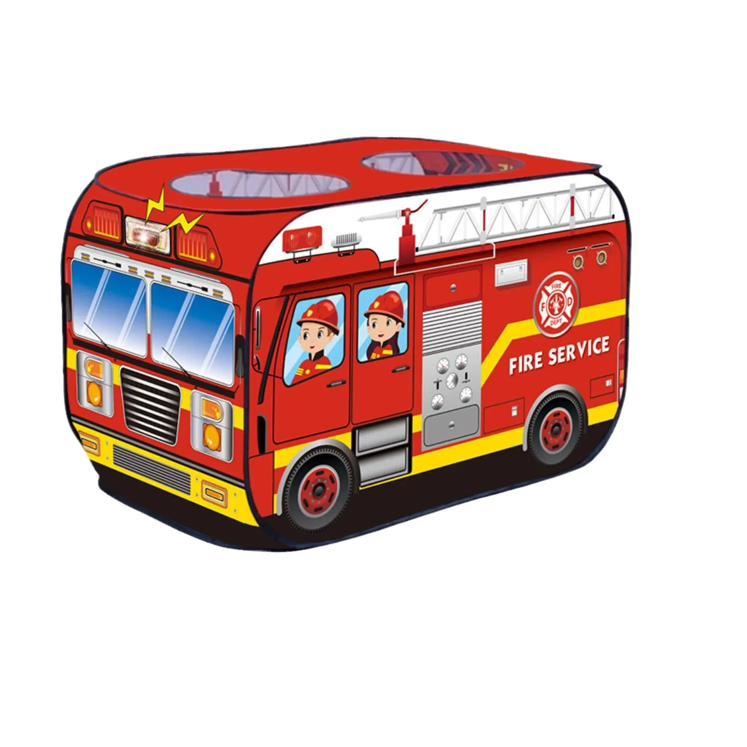 Children'S Indoor Fire Police Car Tent Princess Playing House Boys And Girls Game House Convenient Folding Ocean Ball Pool Toy
