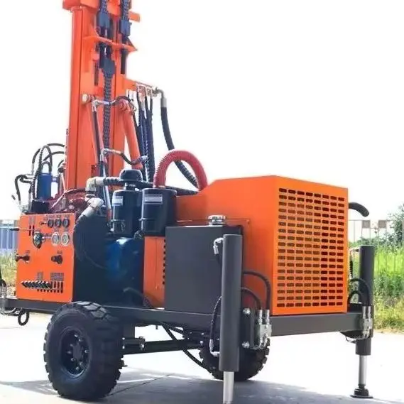 Customized Mobile Crawler Boring Machine 200M Hydraulic Rotary Efficient Reliable Proven Deep Water Well Drilling Machine