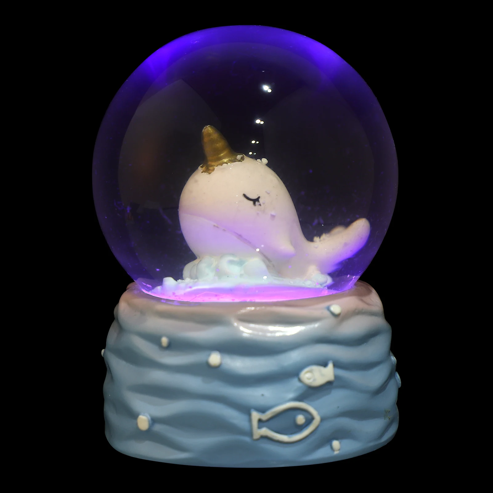 

Crystal Ball Ornament Resin Home Office Crystal Ball Ornament Decor Pink Cartoon Desktop Student Decoration