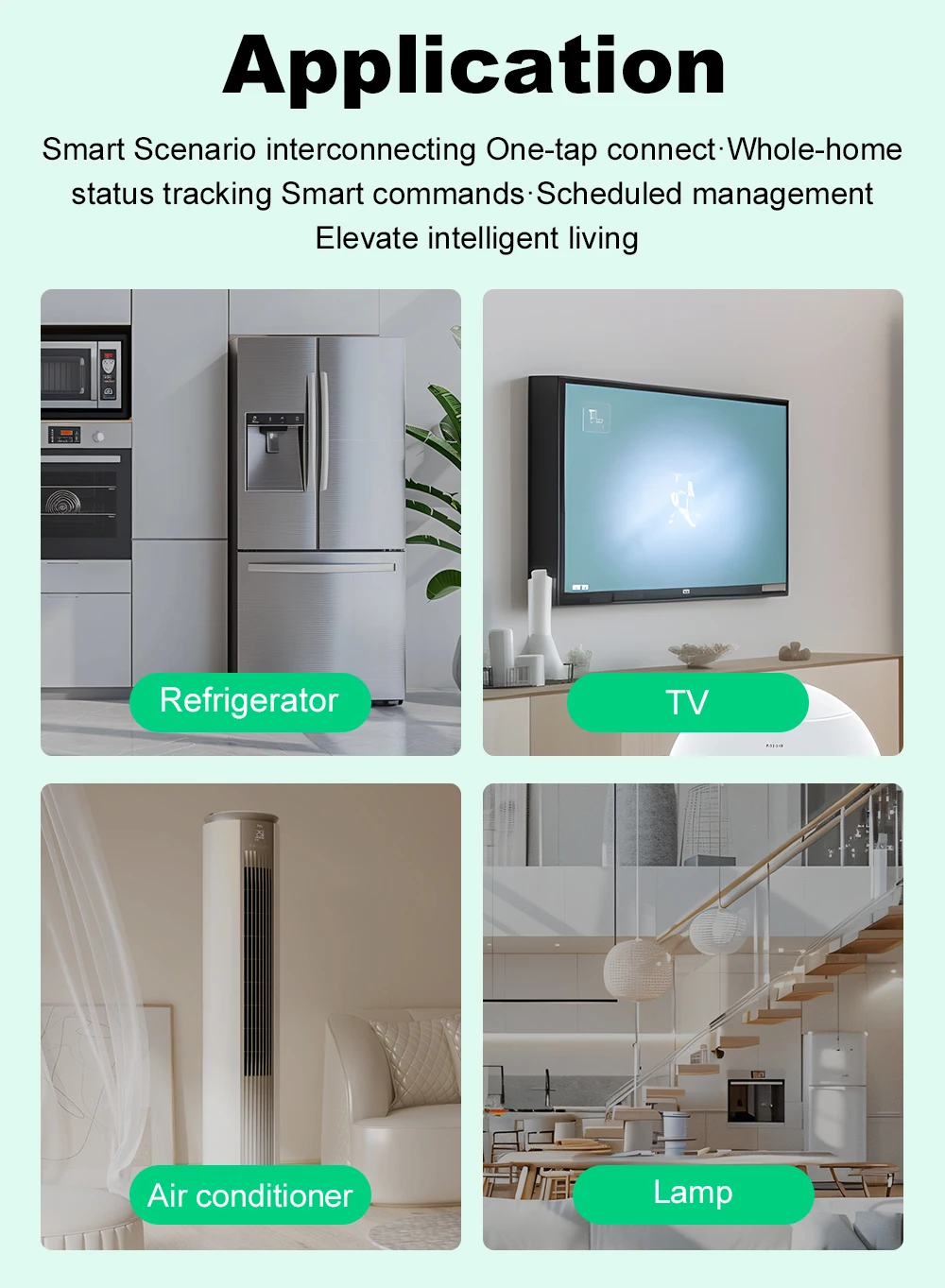 MANHOT Smart WiFi Leistungsschalter 2P 63A mit Leck-, Temperatur-, Spannungs- und Stromschutz, Energiezähler, kompatibel mit Tuya Alexa – Detail 18