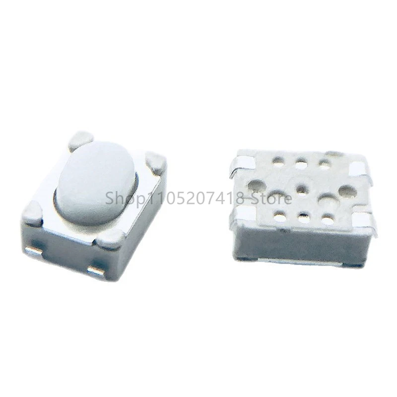 1000 SZTUK/PARTIA Przełącznik Tact SMD 3*4*2.5mm 4-pinowy Mikroprzełącznik Dotykowy Przyciskowy 3x4x2.5H Biały Przycisk do Pilotów Samochodowych — zdjęcie produktu 3
