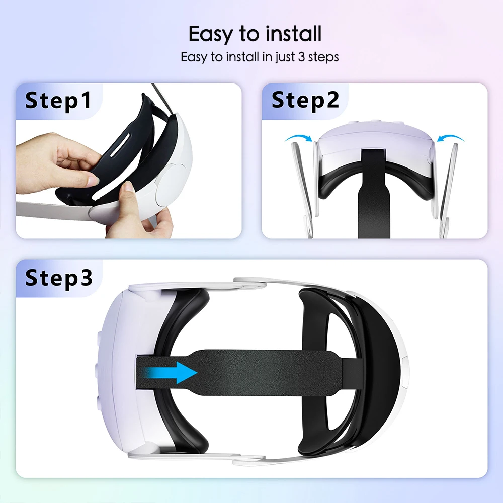 10000 mAh Batterie Kopfband Für Meta Quest 3/3S Elite Strap Ersatz 18 W Schnelle Lade Einstellbar komfortable VR Zubehör – Detail 8