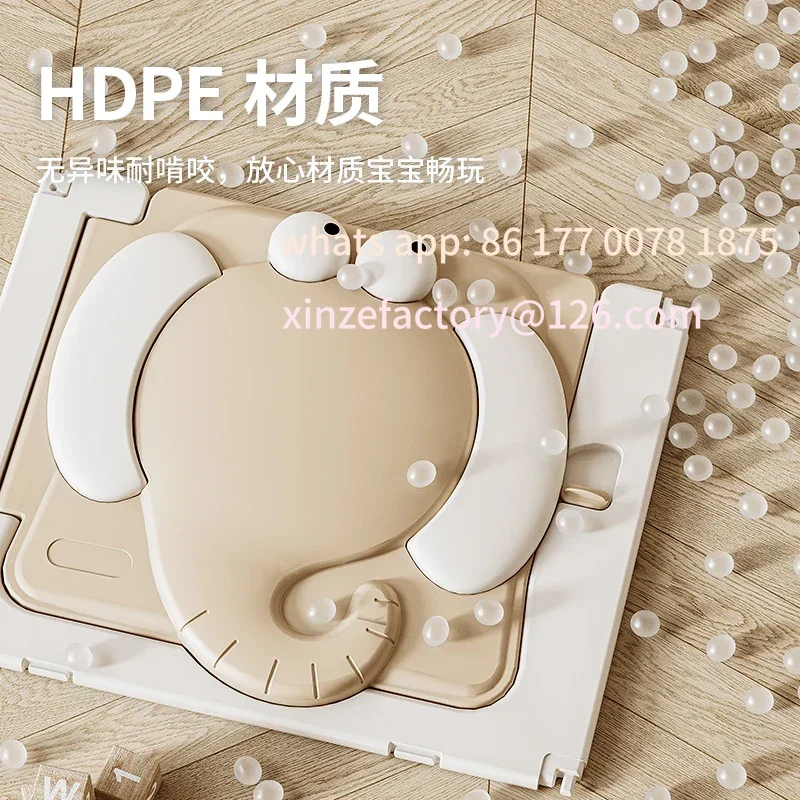 ベビーゲームフェンス ベビークライミングマット 保護フェンス 子供用地上這いマット 室内用小型ハウス