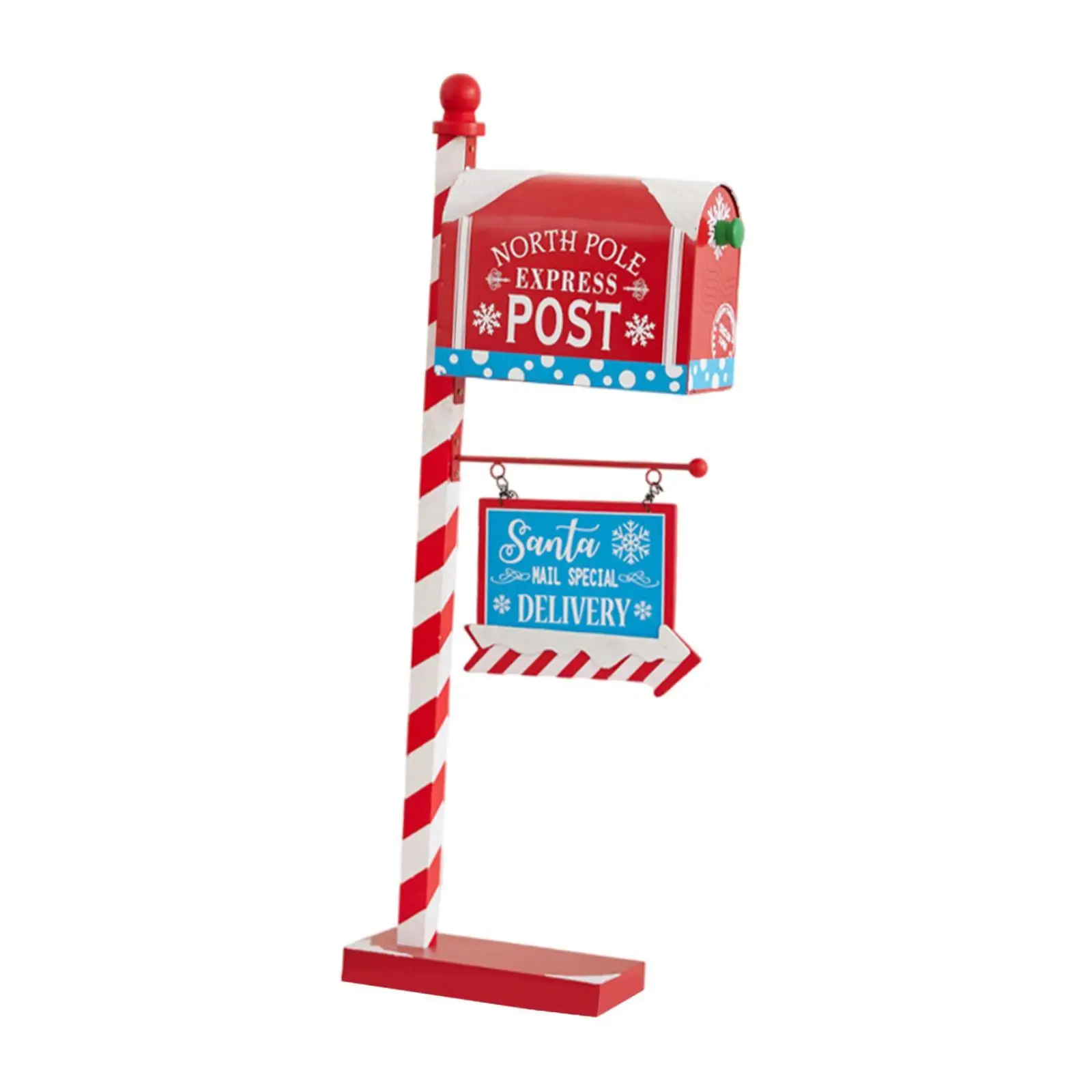 Christmas Mailbox Vintage Style Mail Box Letters to Santa Mailbox Letter Box