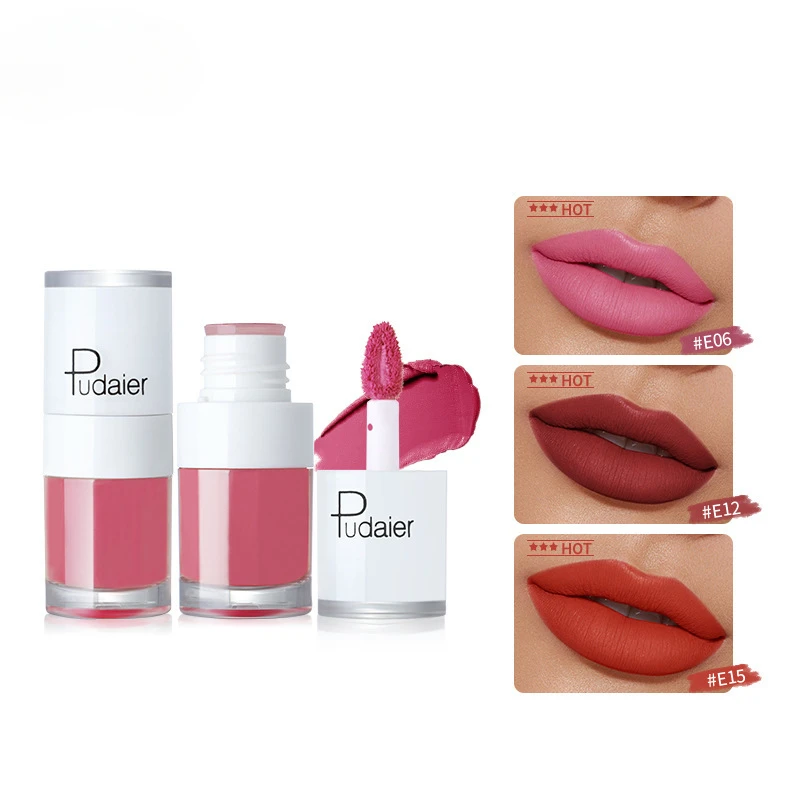 Make-up Samt matt Nebel Lip gloss entwickeln Farbe nicht verschmieren Antihaft-Tasse Lip gloss 16 Farben Lip gloss Kosmetik