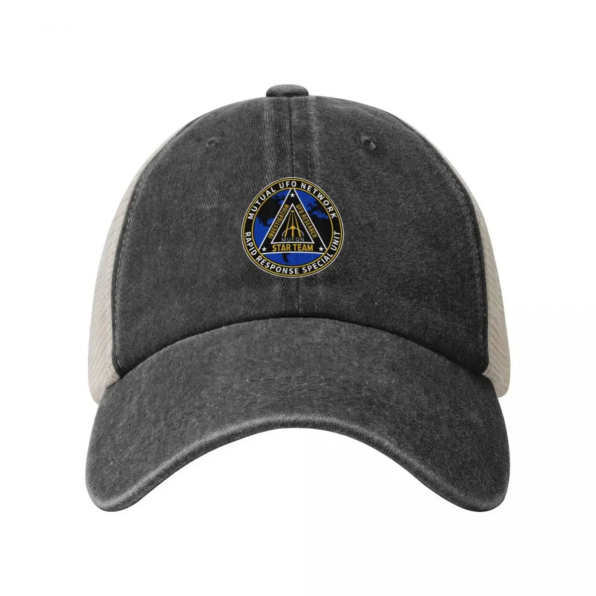 MUFON (Mutual UFO Network) Rapid Response Special Unit Emblem Baseball Cap Luxury Cap Beach Fashion Beach For Man Women's