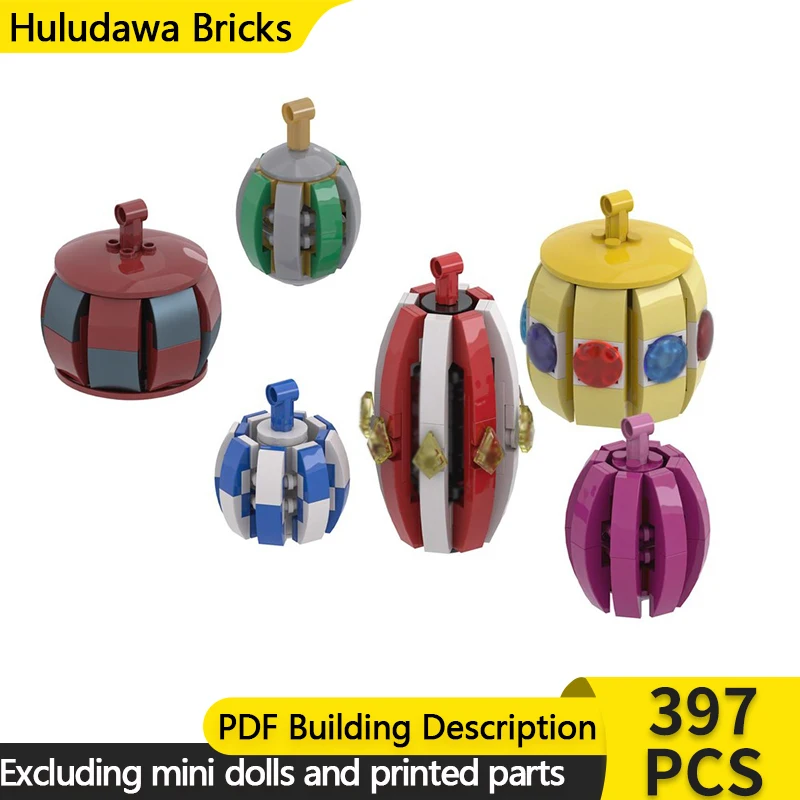 

Модель City Street View MOC, строительные кирпичи, рождественские украшения, модульная технология, детские праздничные подарки, сборные игрушки, костюм