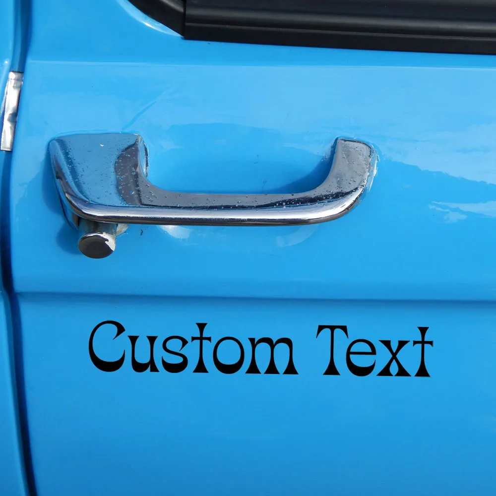 1 قطعة الملونة 5/10/15 سنتيمتر الارتفاع تخصيص اسم ملصقات السيارات ملصقات السيارات على السيارة ملصقات جدار مقاوم للماء جدار ديكور فني