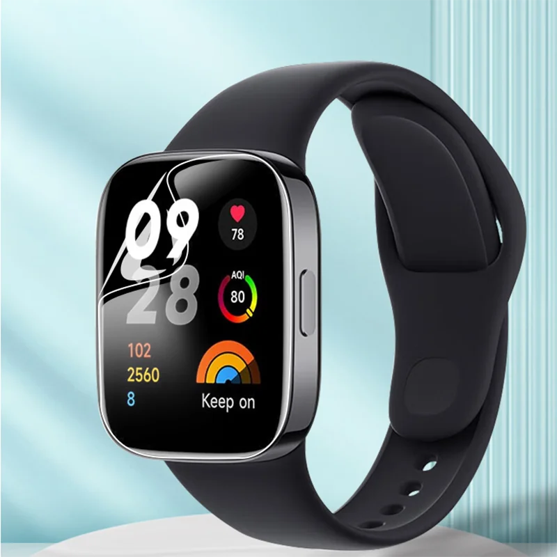 5 قطعة لينة بولي TPU فيلم واقية واضحة ل شاومي Redmi ساعة 3/Mi ساعة لايت 2 حامي الشاشة غطاء POCO Smartwatch اكسسوارات