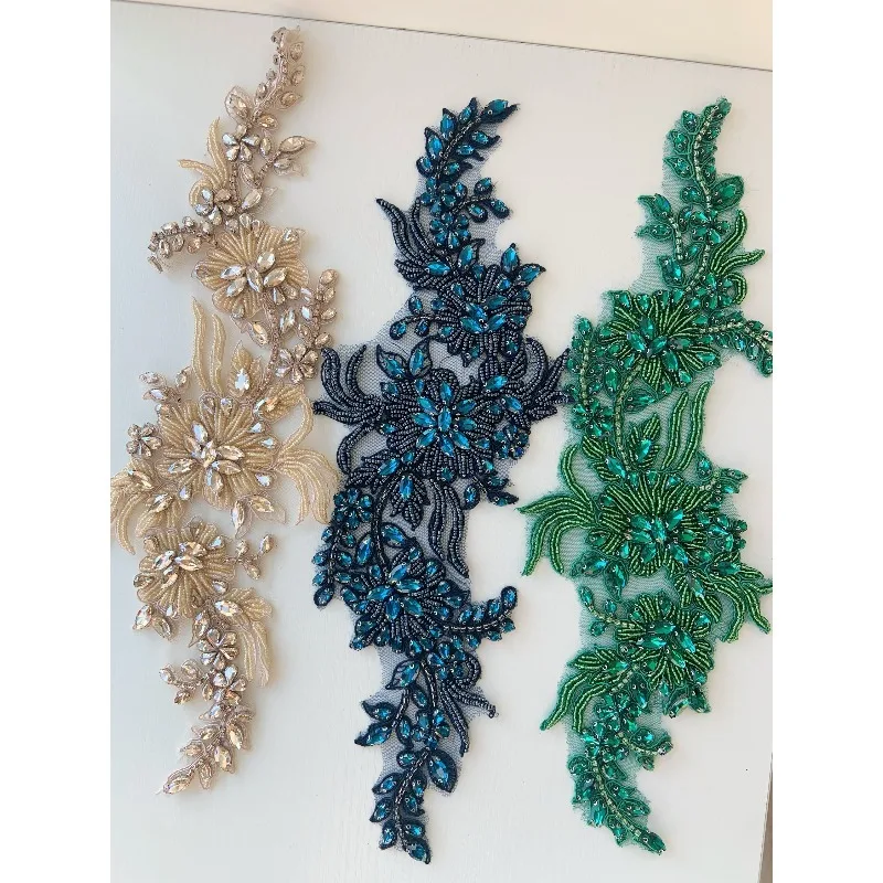 2 Pieces/4 Pieces, Classic High-end Hand Sewn Diamond Jewelry, Decal Dress, Diamond Accessories, Dance Clothing Accessories