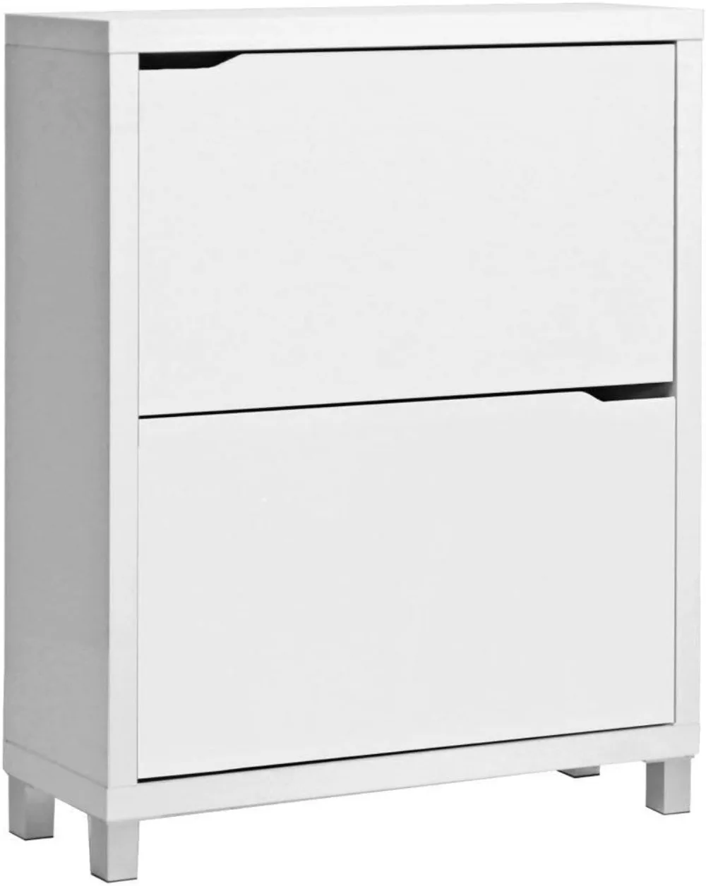 

Shoe Storage Cabinet Wall-mounted Wall-mounted Faux Wood Frame with White Paper Finish Applicable Family