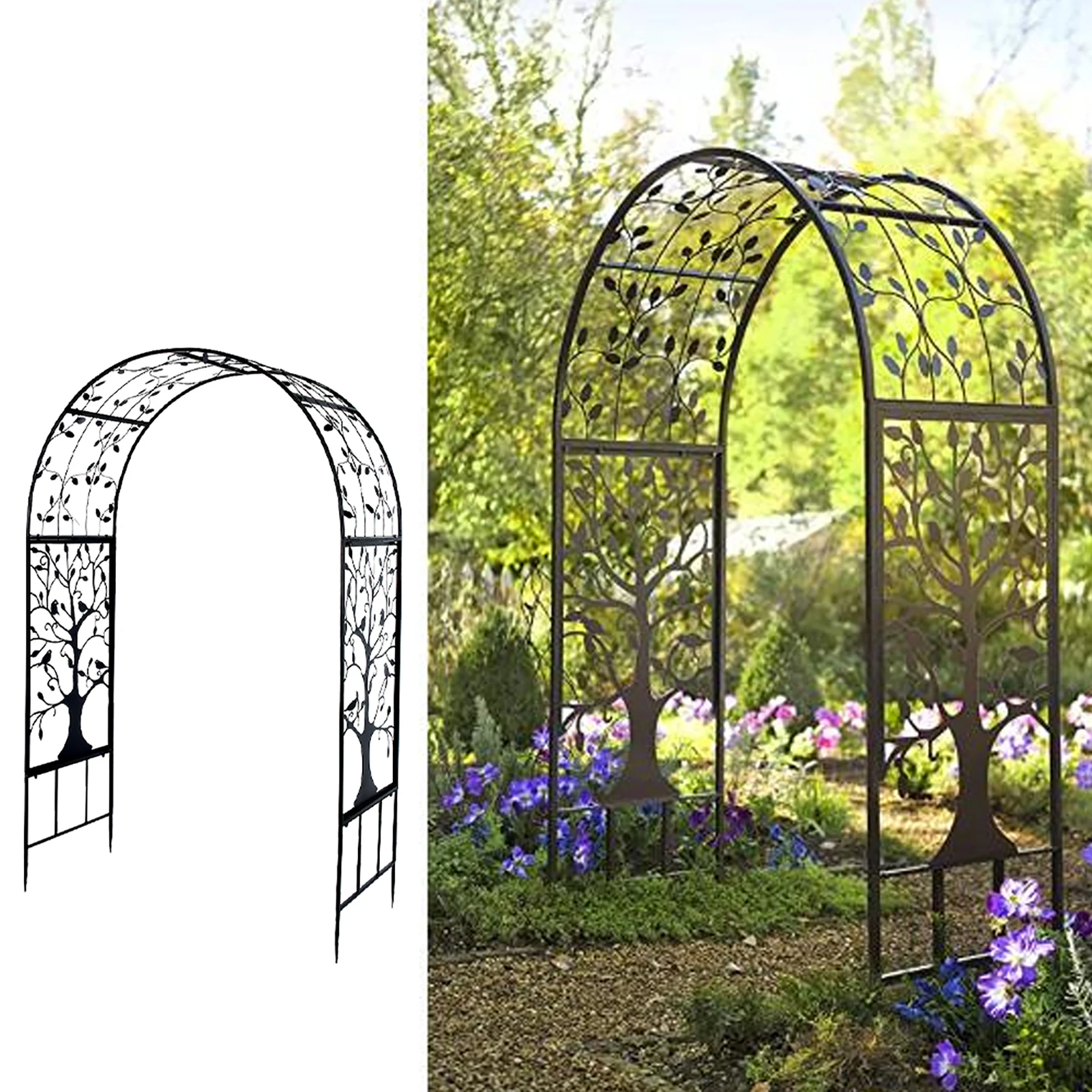 

Garden Arch Wedding Arch Outdoor Garden Arch Plant Climbing Rack Trellis for Party Wedding Ceremony Decoration Gardening Decor