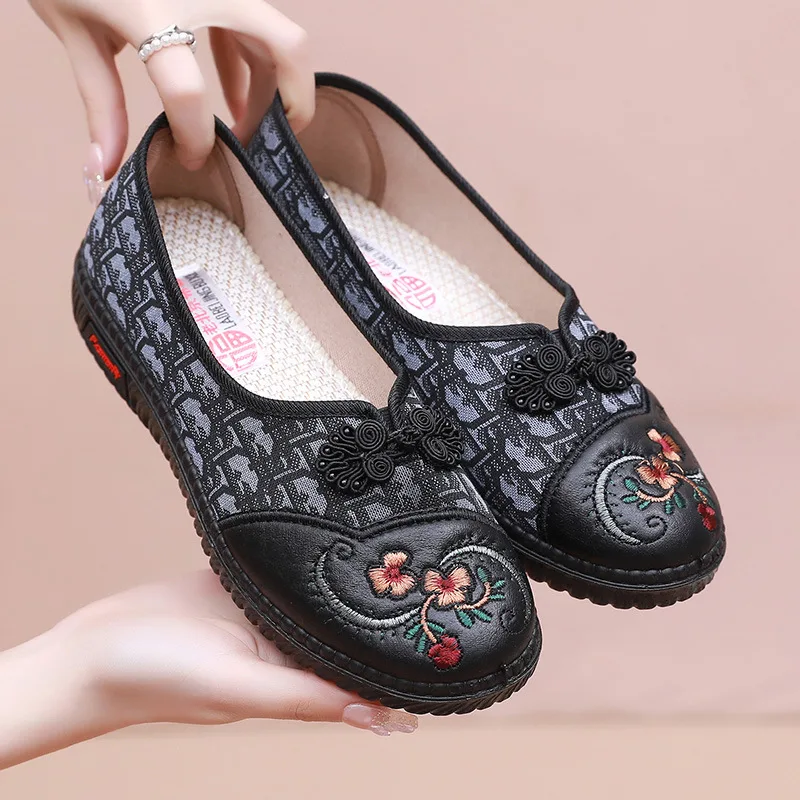 Fashion Ladies Flats Shoes Spring Summer 2023 New Women Casual Shoes Soft Sole Comfortable Mother Loafers Zapatos Mujer Femme