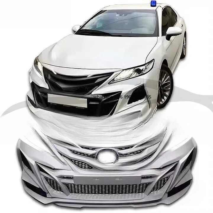 Front Bumper for 8th Gen for for 2018-2023 Aftermarket Replacement Plastic Bumper Bolt-On Direct Fit No Modification