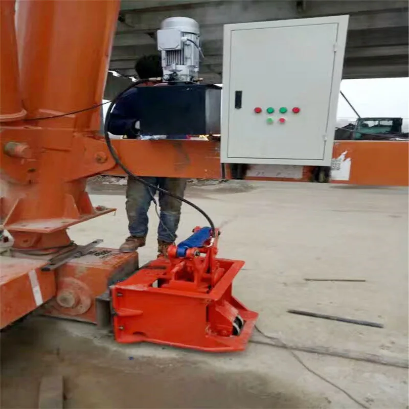 Hanging hydraulic rail clamp, driving windproof protective equipment, spring hydraulic rail clamp